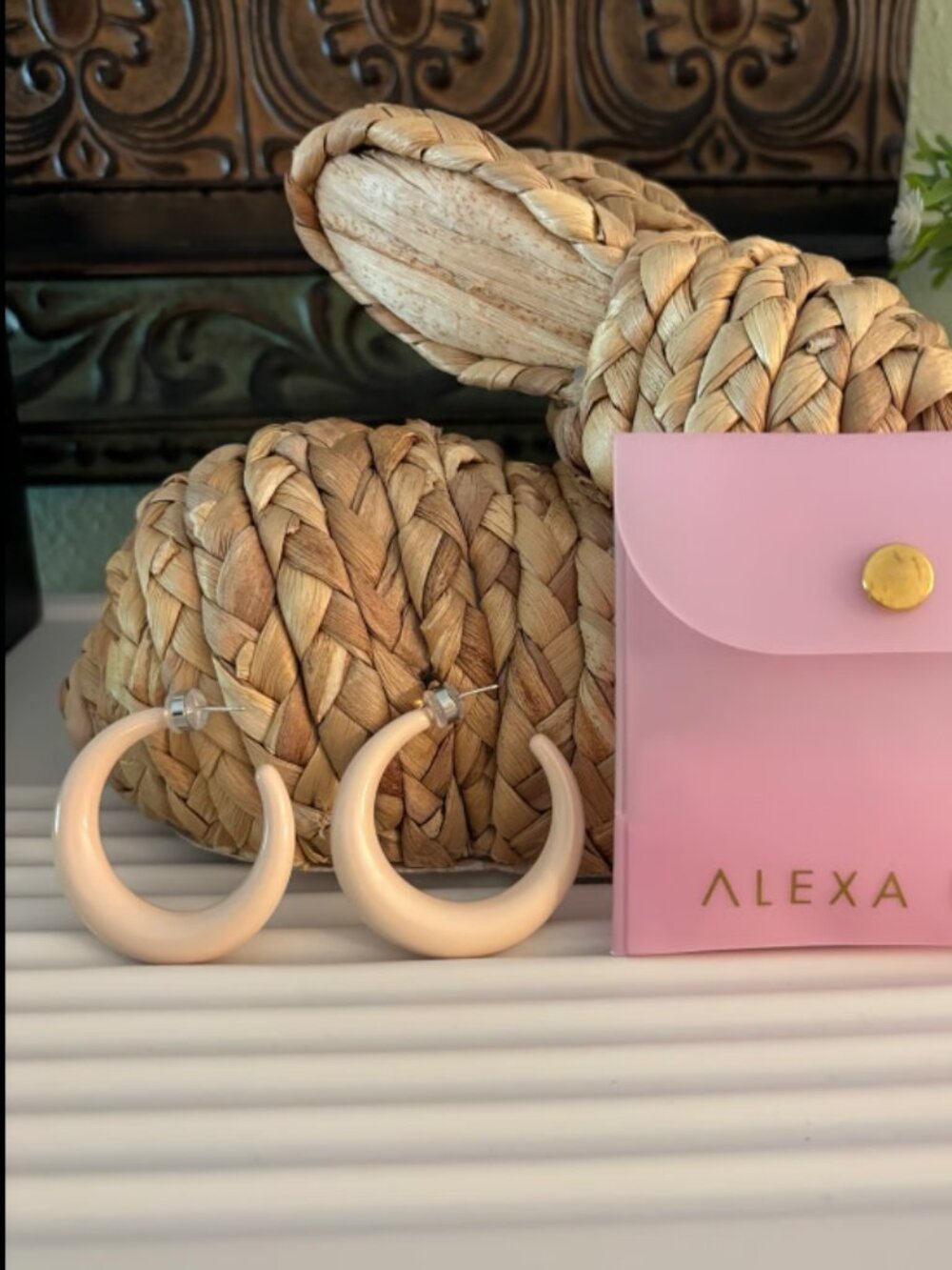 Bar by Alexa Rae Lilo Earrings- pastel coconut